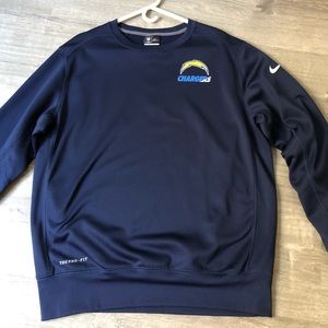 Nike nfl Chargers crew neck XL